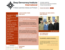 Tablet Screenshot of deepdemocracyinstitute.org